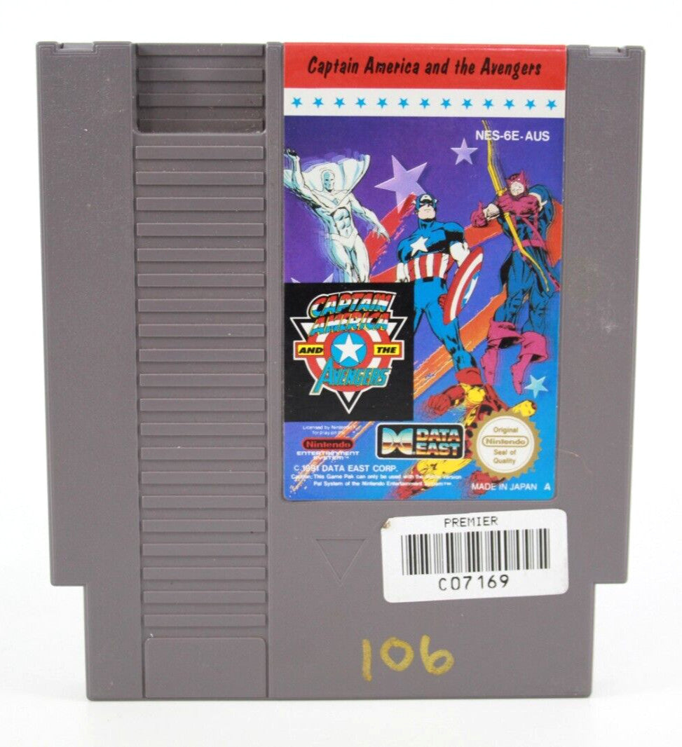 Captain America and The Avengers - Nintendo Entertainment System (NES) [PAL]