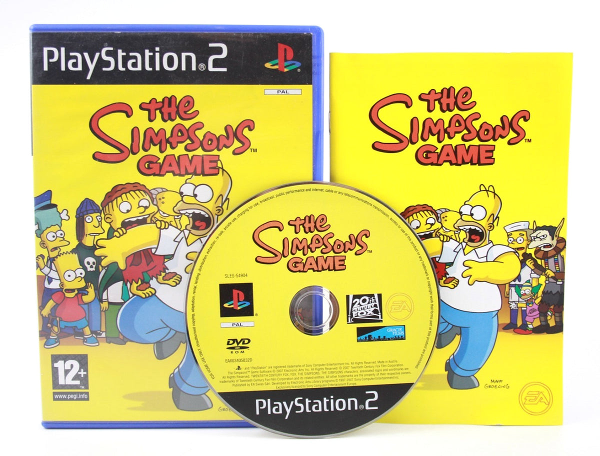 The Simpsons Game - PlayStation 2 (PS2) [PAL] - WITH WARRANTY