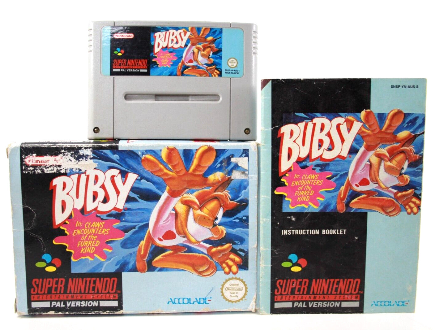 Bubsy - Super Nintendo (SNES) [PAL] - WITH WARRANTY