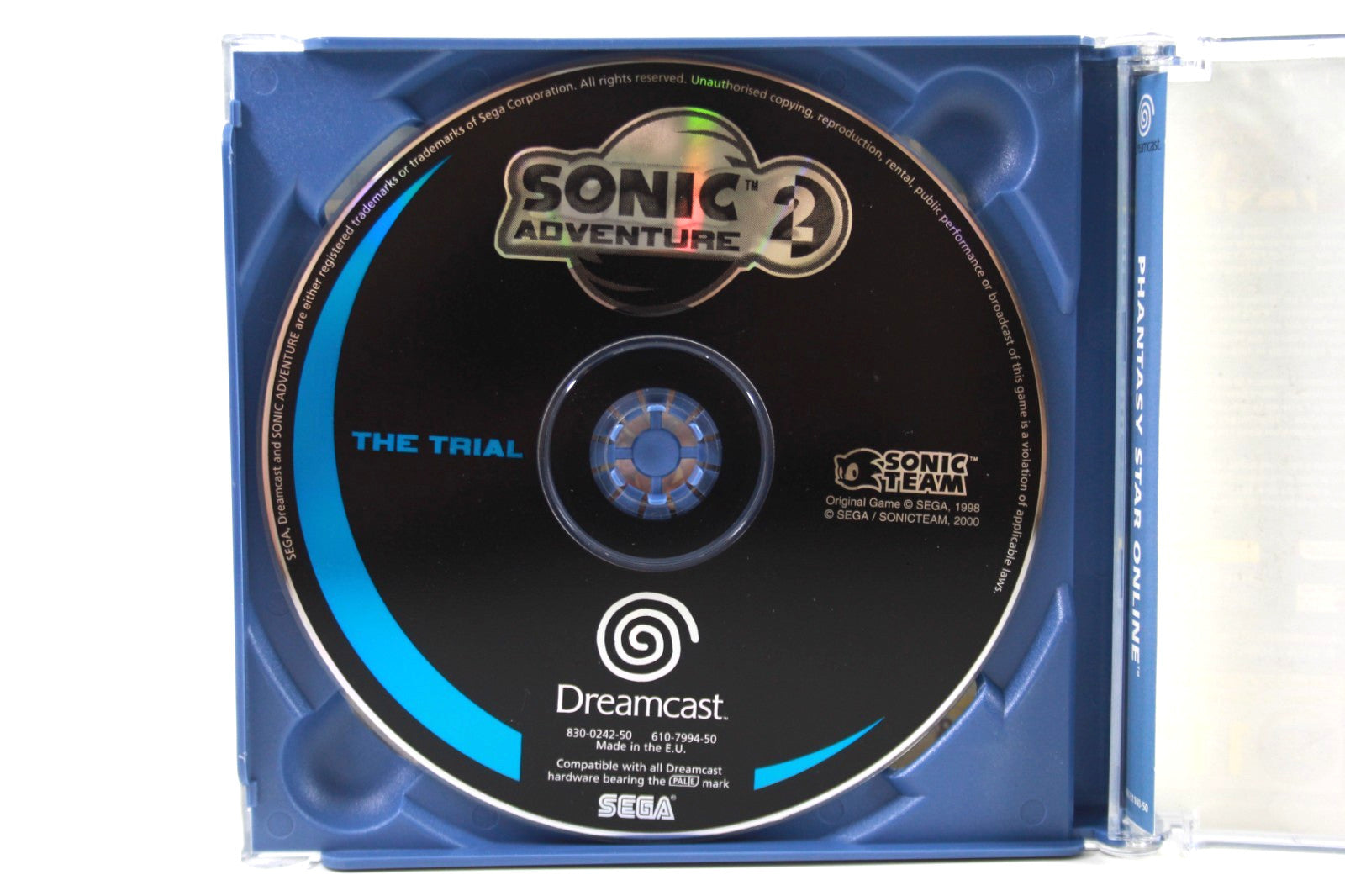 Phantasy Star Online + Sonic Adventure 2 The Trial - SEGA Dreamcast [PAL]