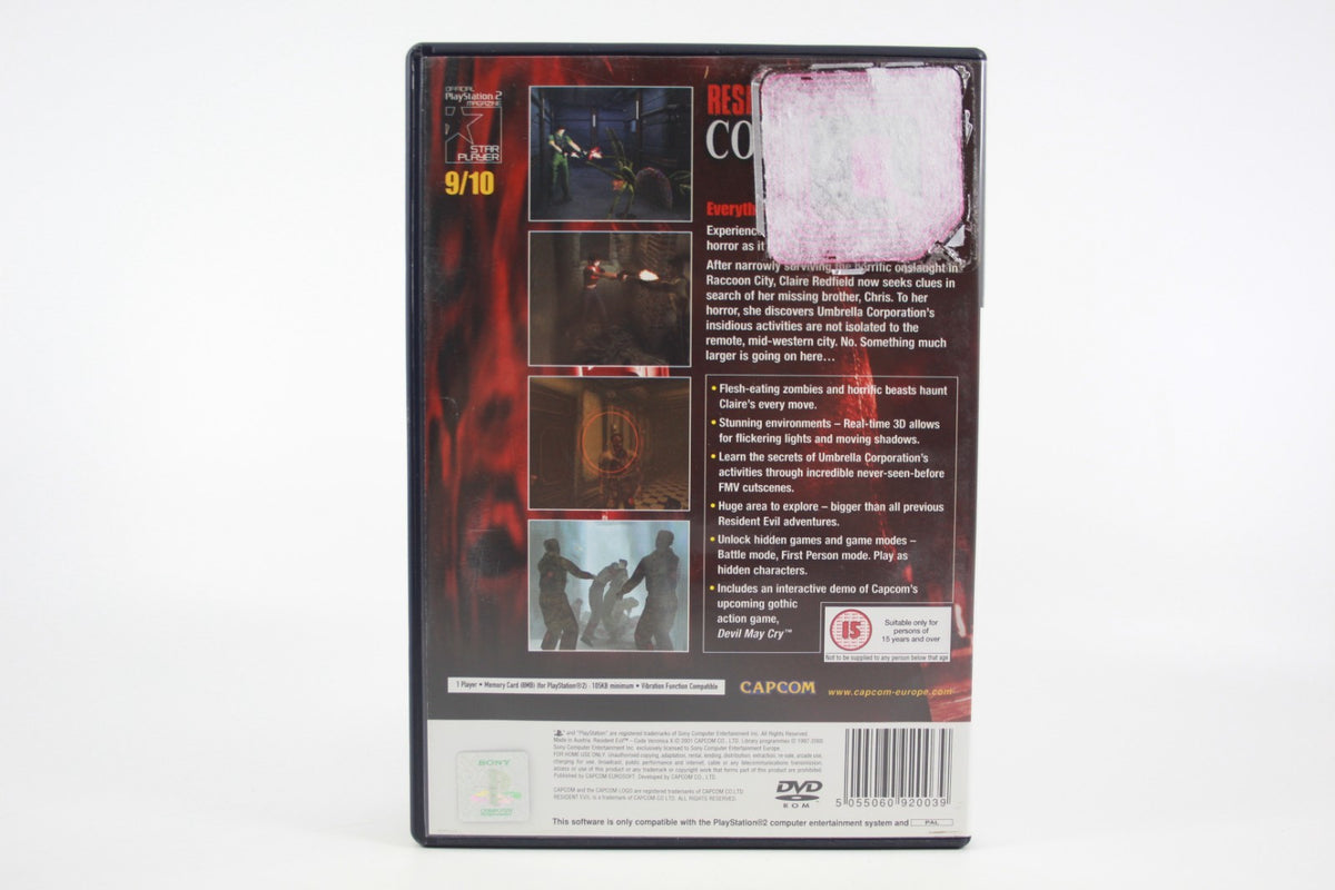 **MINT DISC** Resident Evil Code: Veronica X (PS2) [PAL] [Black Label]