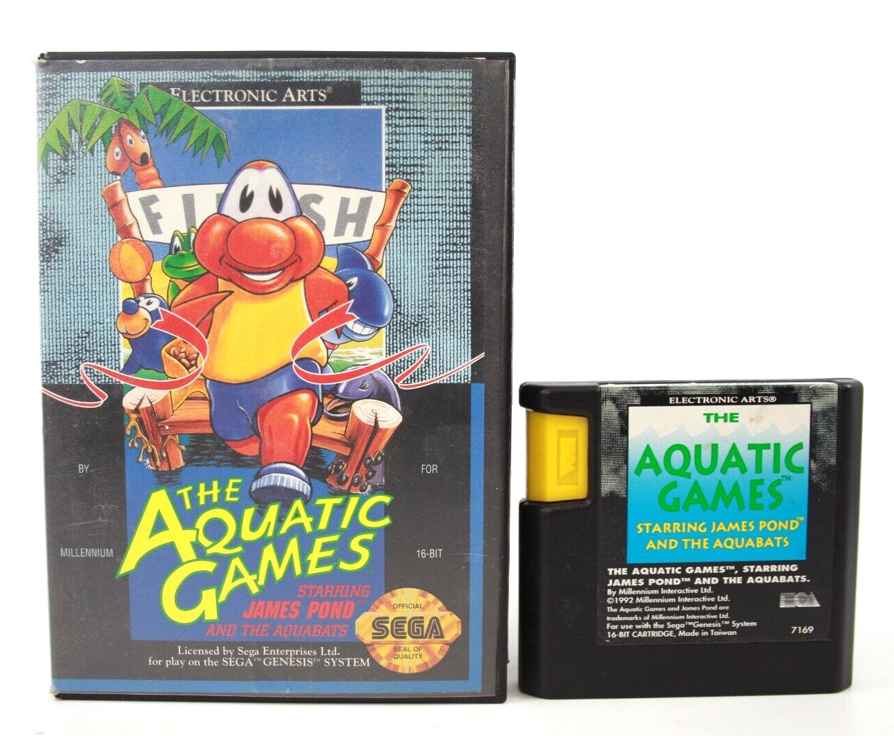 The Aquatic Games starring James Pond and The Aquabats - SEGA Genesis [NTSC-U]