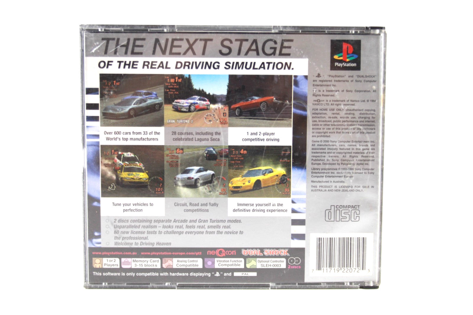 Gran Turismo 2 [Platinum] - PlayStation (PS1) [PAL] - WITH WARRANTY