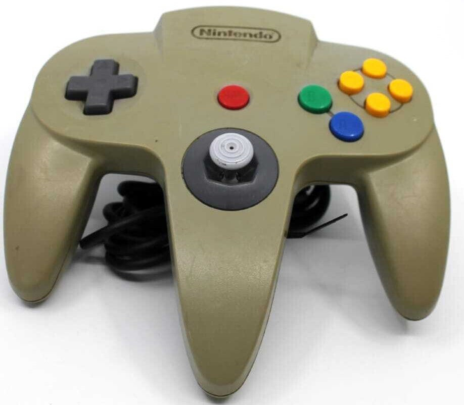Genuine Nintendo 64 (N64) Controller  (Grey) GOOD Joystick - Tested (COSMETIC)