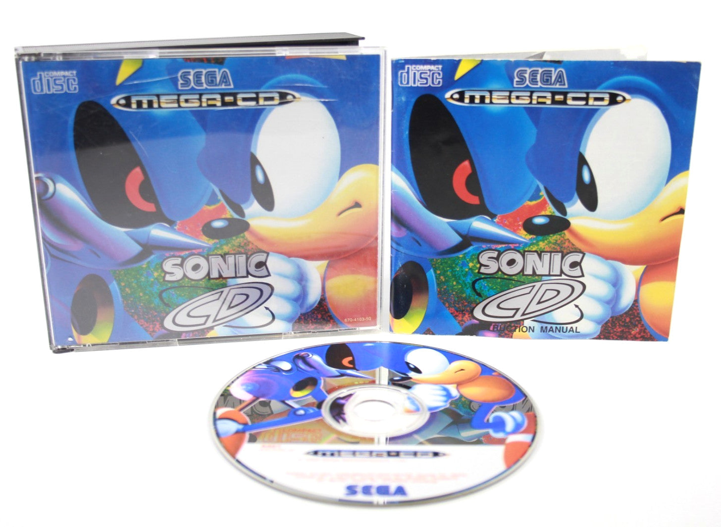 Sonic CD - SEGA Mega CD - [PAL] - WITH WARRANTY