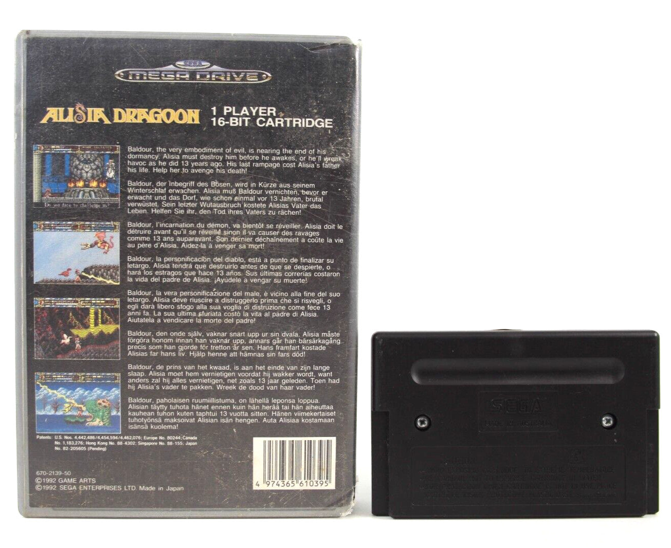 Alisia Dragoon - SEGA Mega Drive [PAL] - WITH WARRANTY