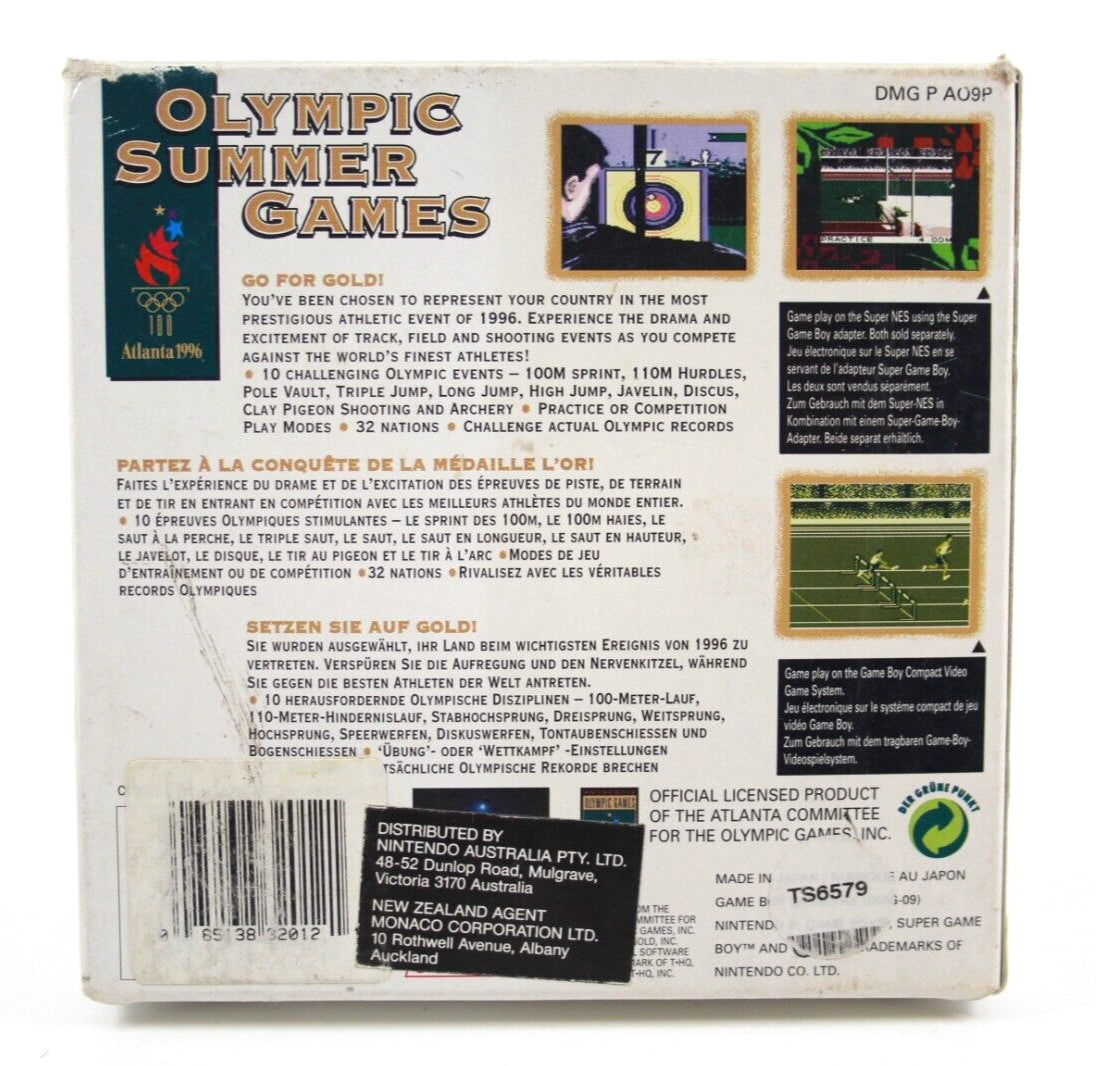 Olympic Summer Games: Atlanta 1996 - Nintendo Game Boy [PAL] - WITH WARRANTY