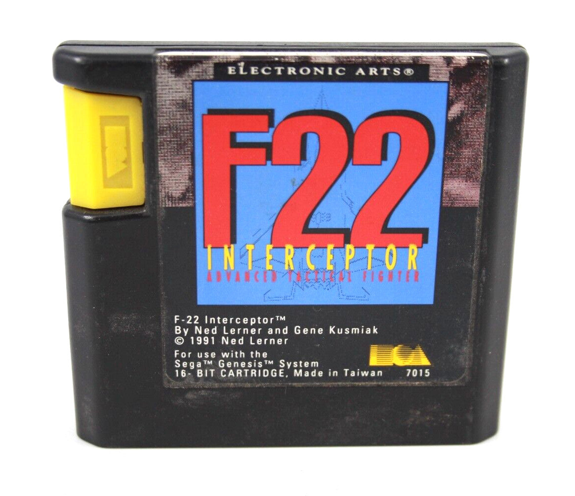 F-22 Interceptor - SEGA Mega Drive [PAL] - WITH WARRANTY