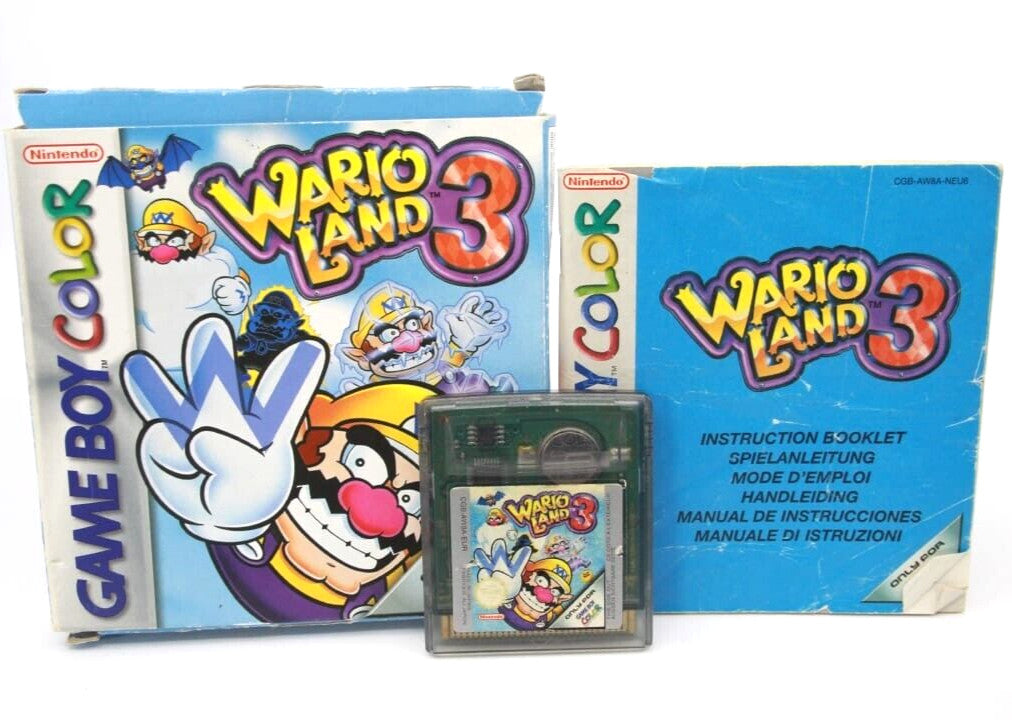 Wario Land 3 - Nintendo Game Boy Color (GBC) [PAL] WITH WARRANTY