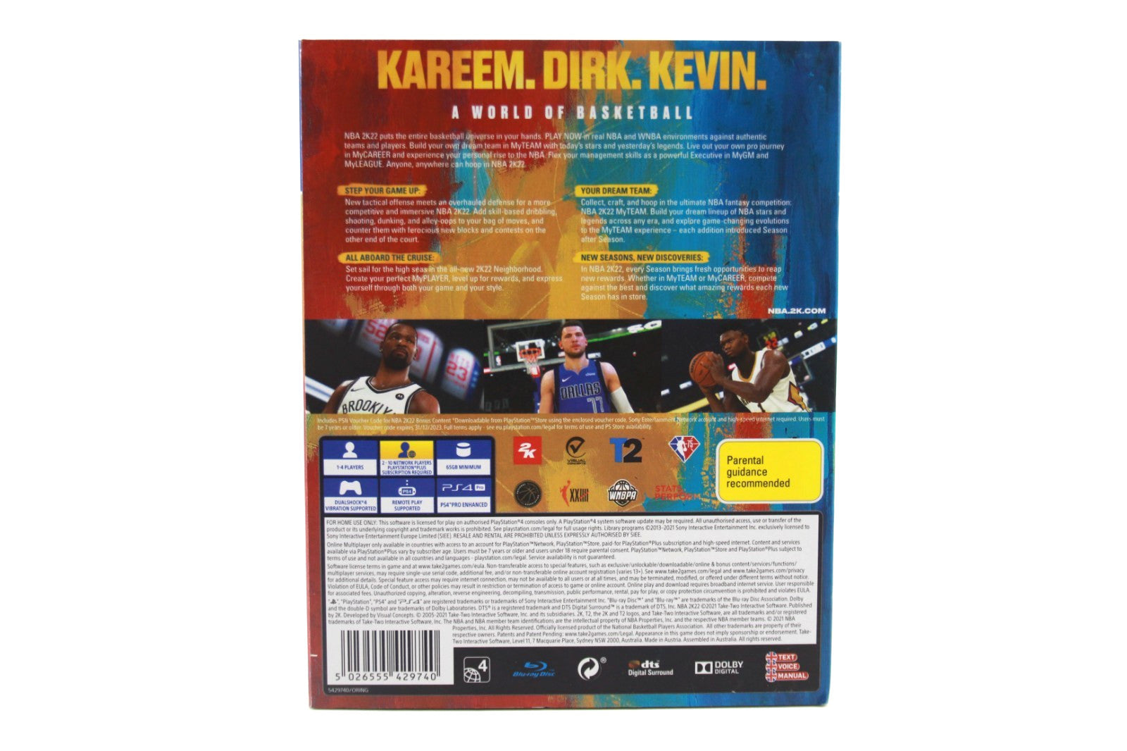 NBA 2k22 75th Anniversary Edition - PlayStation 4 (PS4) [PAL] - WITH WARRANTY