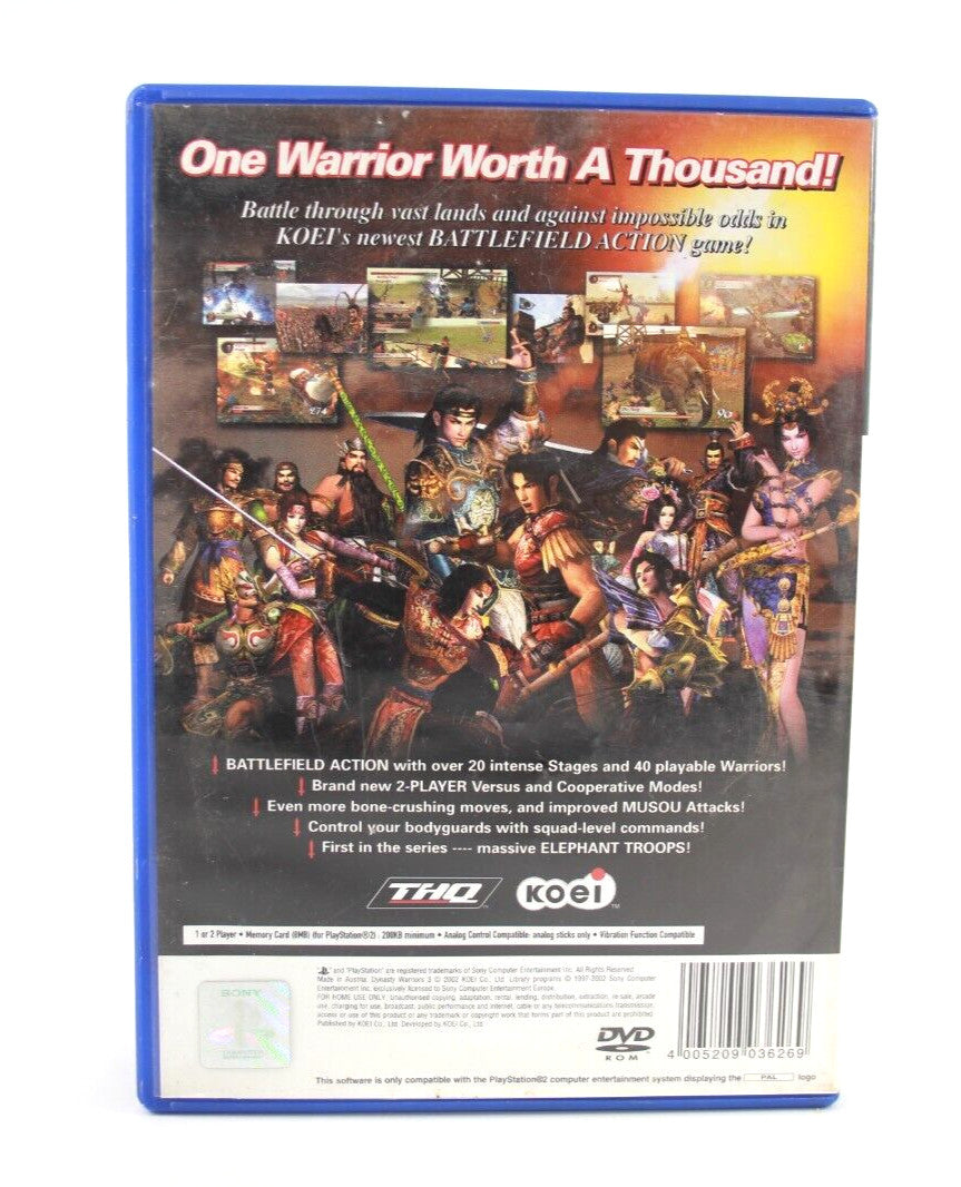 Dynasty Warriors 3 - PlayStation 2 (PS2) [PAL] - WITH WARRANTY