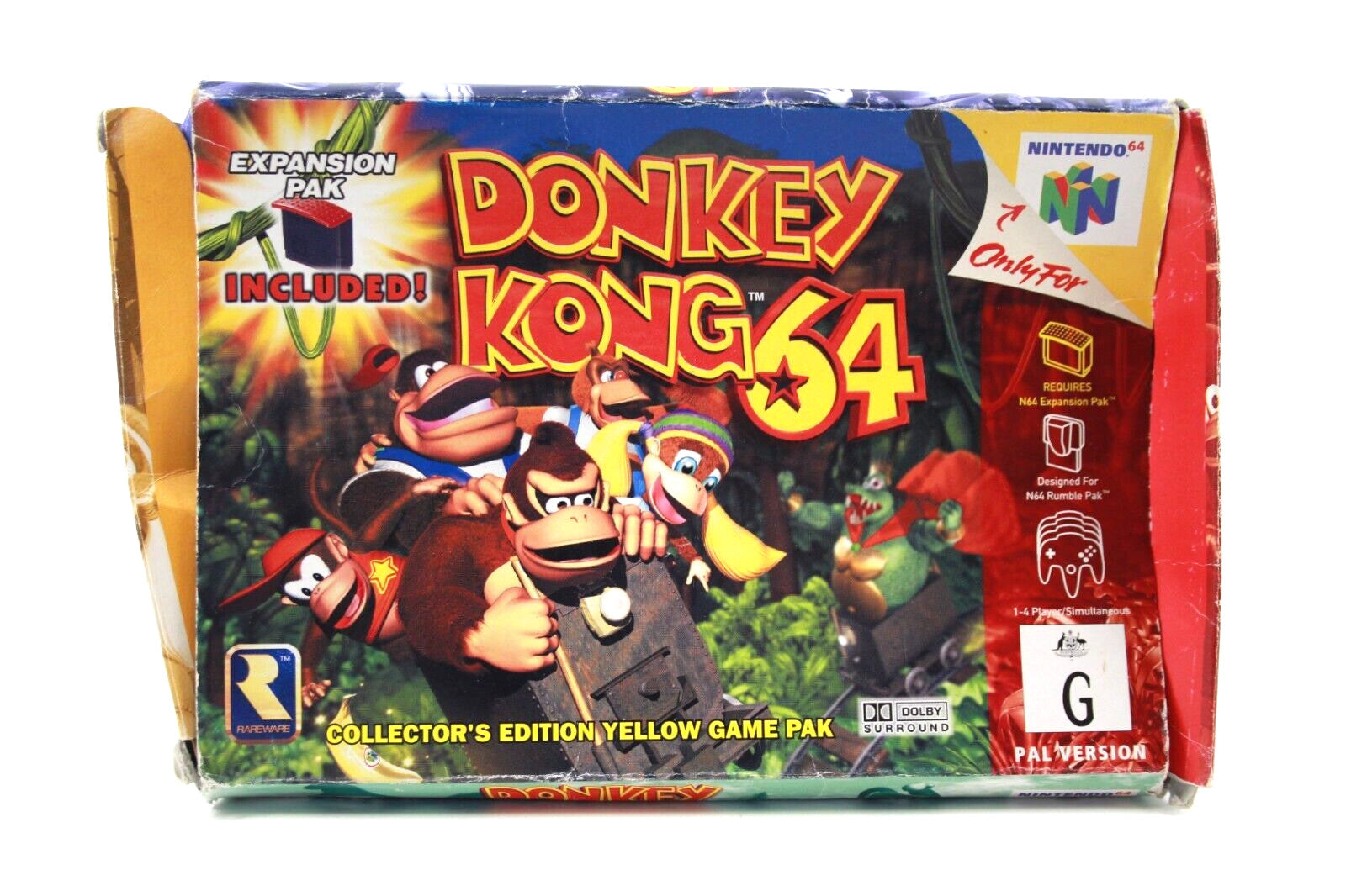 Donkey Kong 64 - Nintendo 64 (N64) [PAL] - WITH WARRANTY
