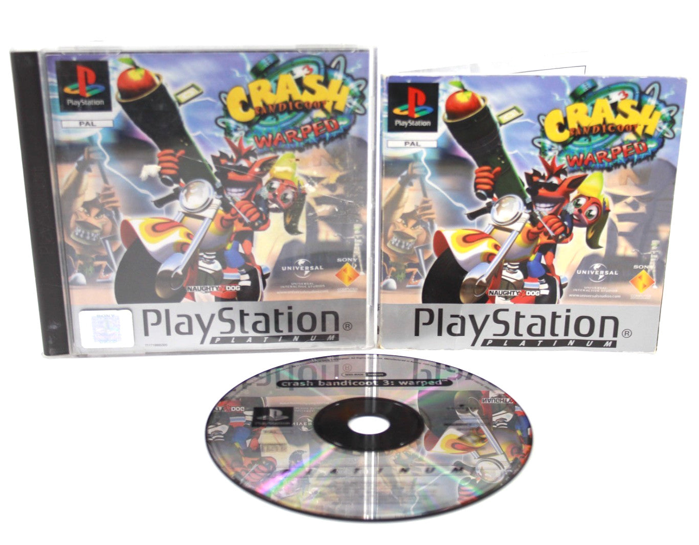 Crash Bandicoot 3 Warped - PlayStation (PS1) [PAL] - WITH WARRANTY