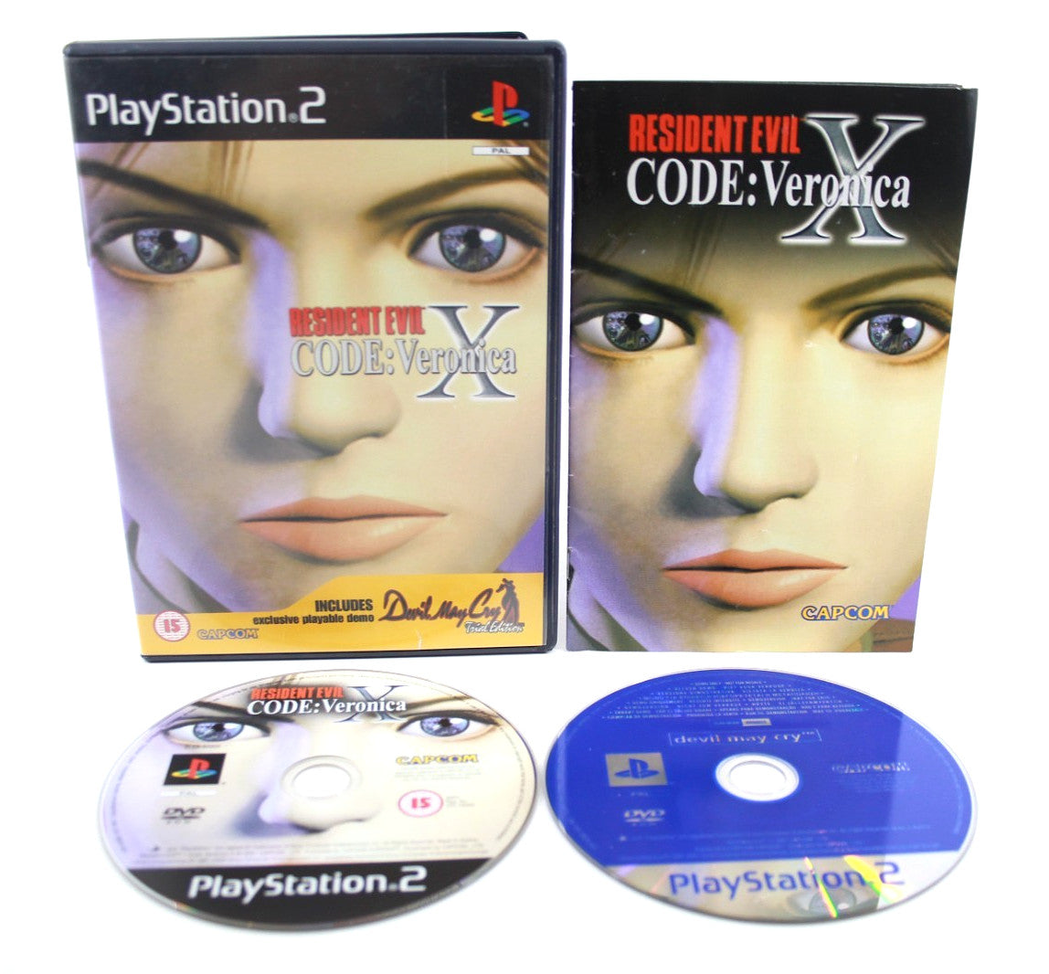 **MINT DISC** Resident Evil Code: Veronica X (PS2) [PAL] [Black Label]