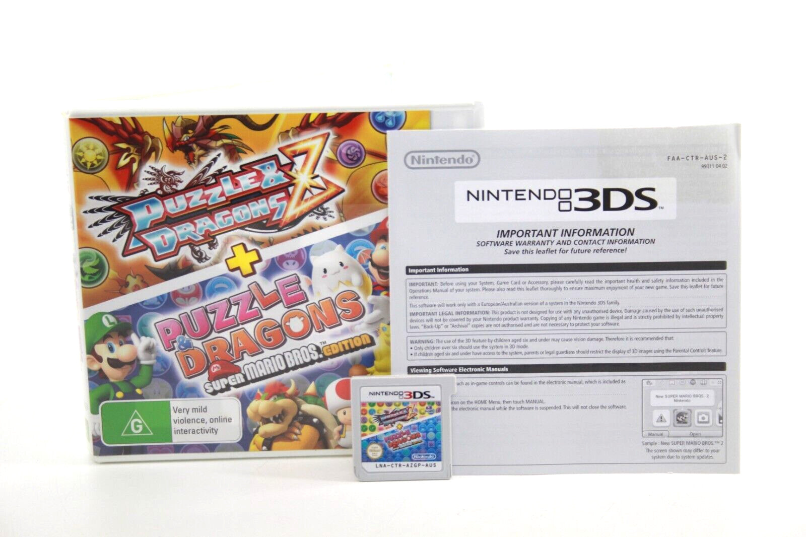 Puzzle & Dragons Z + Puzzle Dragons Super Mario Bros ed - Nintendo 3DS [PAL]