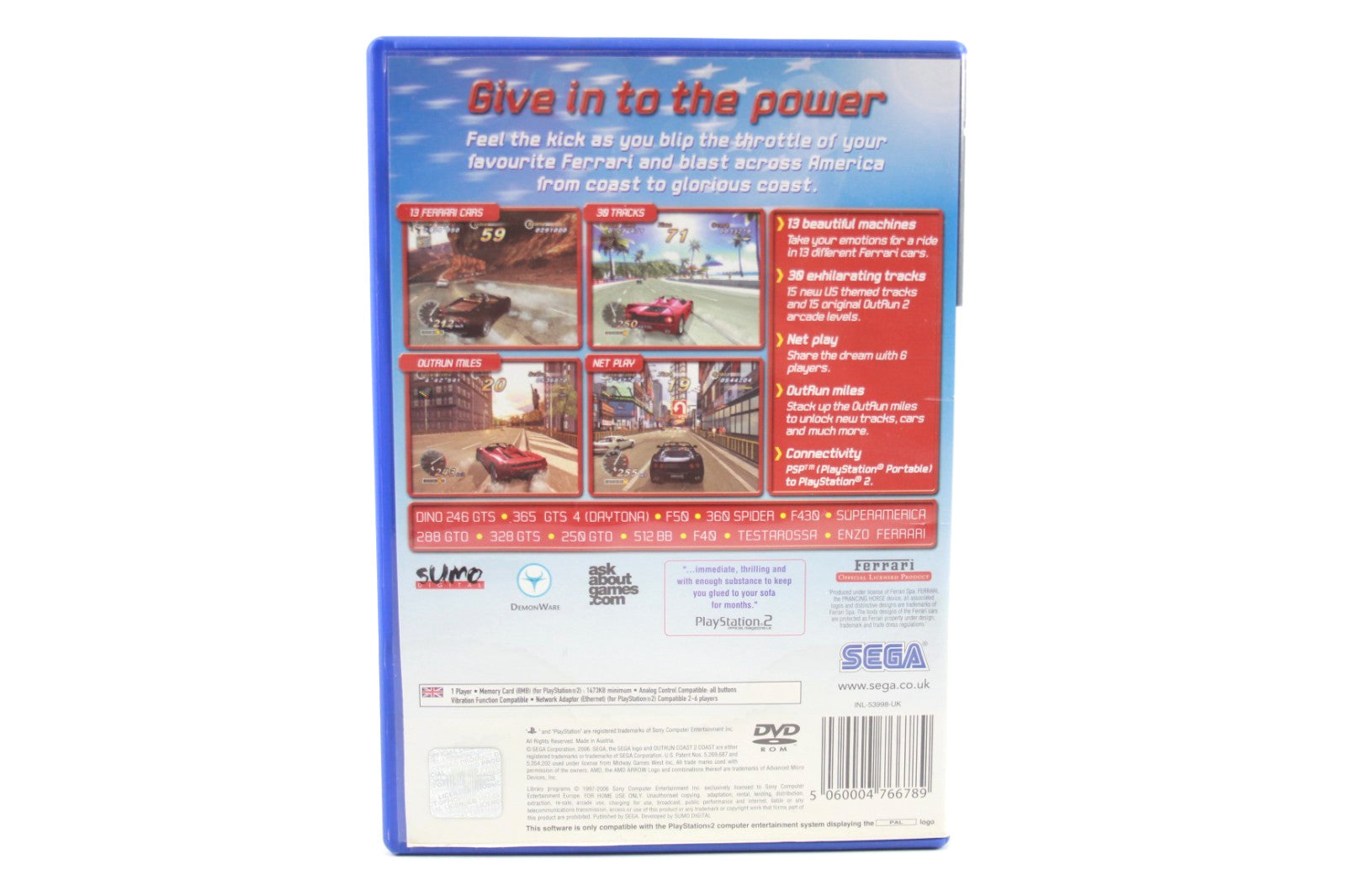 OutRun 2006 Coast 2 Coast - PlayStation 2 (PS2) [PAL] - WITH WARRANTY