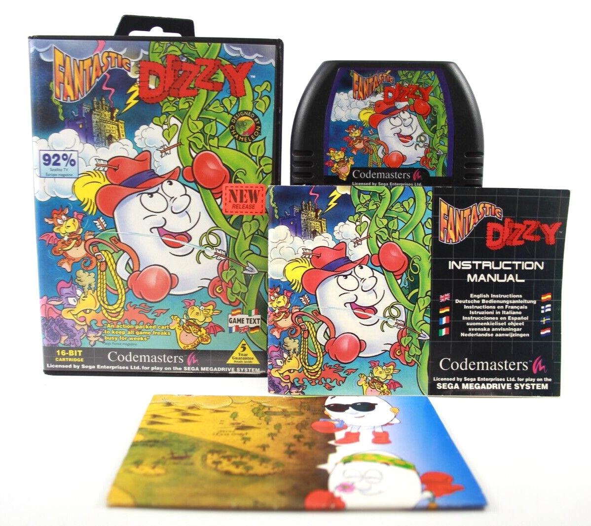 Fantastic Dizzy - SEGA Mega Drive [PAL] - WITH WARRANTY