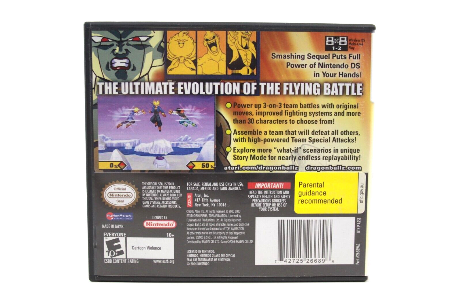 Dragon Ball Z Supersonic Warriors 2 - Nintendo DS [PAL] - WITH WARRANTY