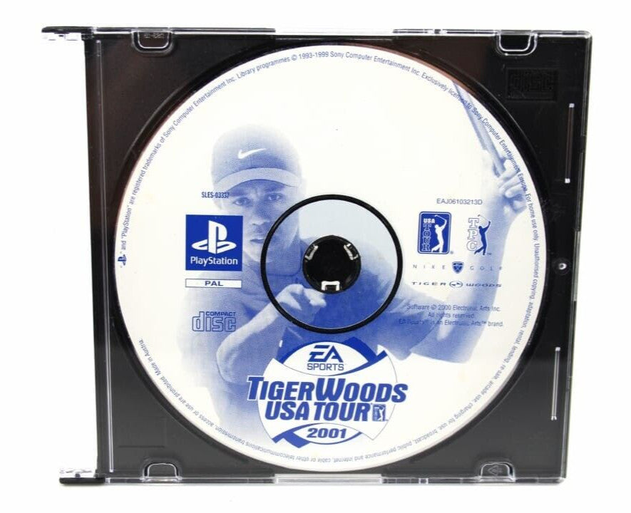 Tiger Woods USA Tour 2001 [DISC ONLY] - Sony PlayStation 1 (PS1) [PAL]