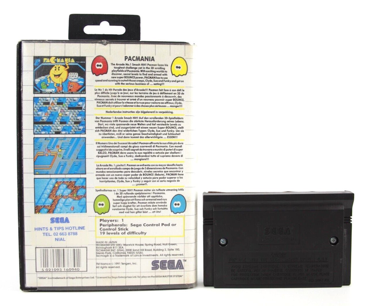 Pac-Mania - SEGA Master System [PAL] - WITH WARRANTY