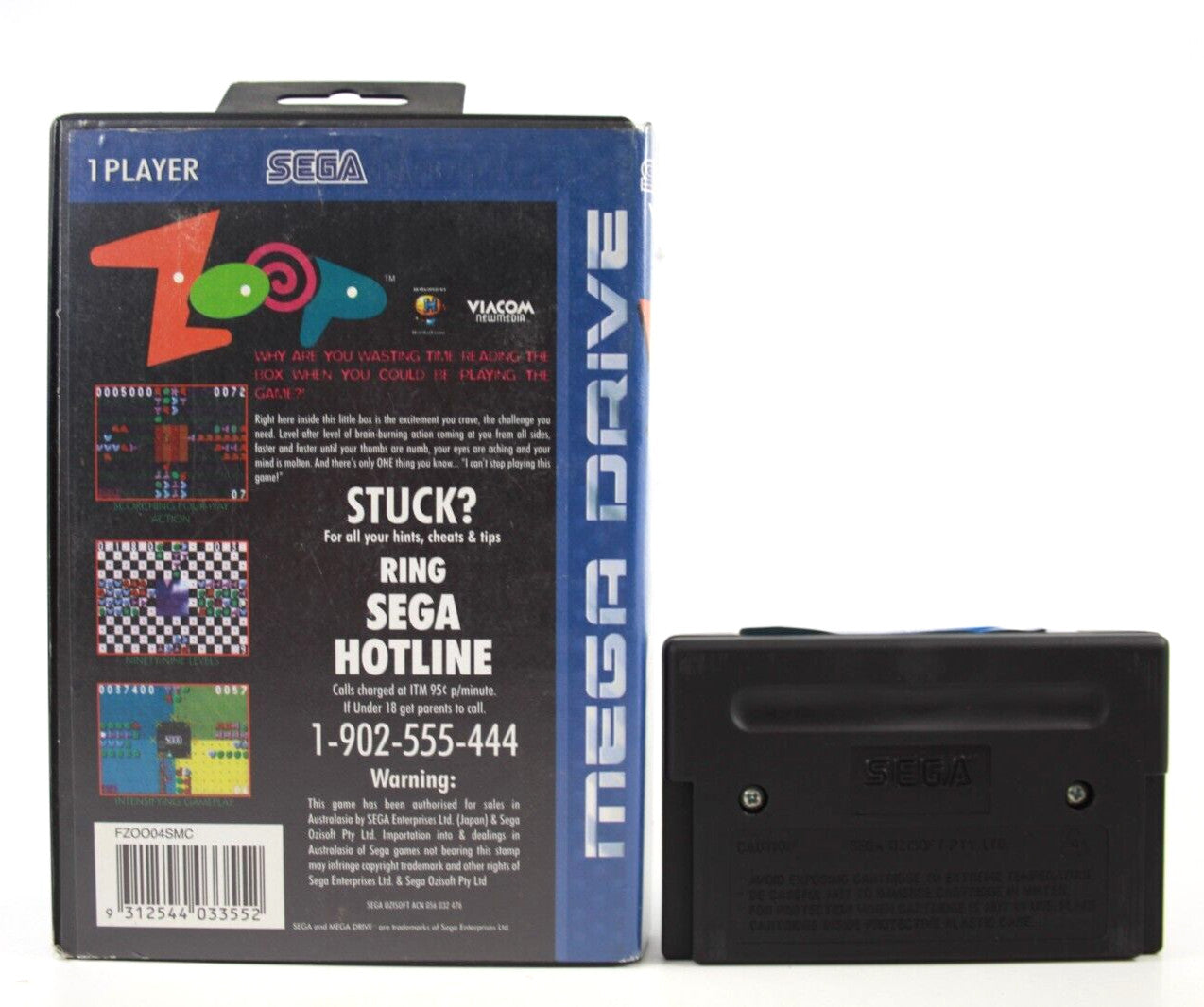 Zoop - SEGA Mega Drive [PAL] - WITH WARRANTY