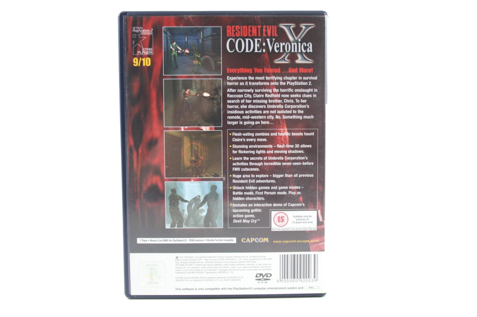Resident Evil Code: Veronica X - PlayStation 2 (PS2) [PAL] - WITH WARRANTY
