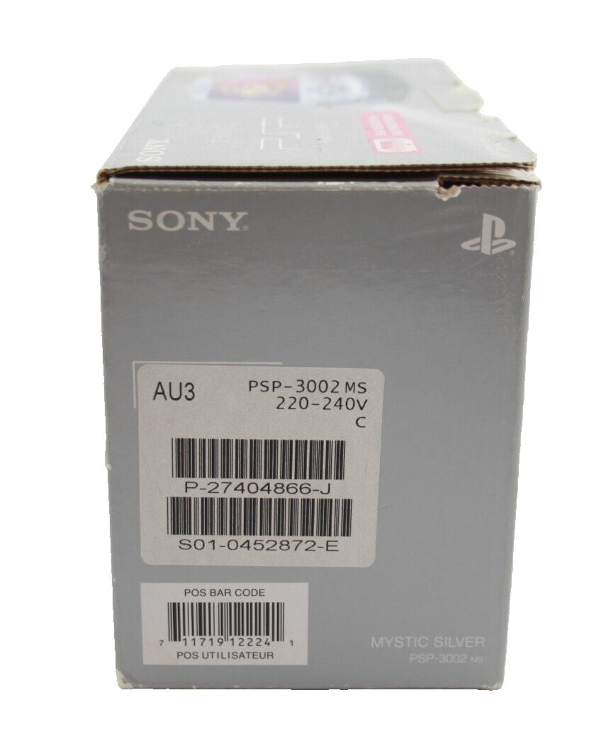 Sony PlayStation Portable (PSP) Console Slim 3002 [Mystic Silver] *BOX ONLY*