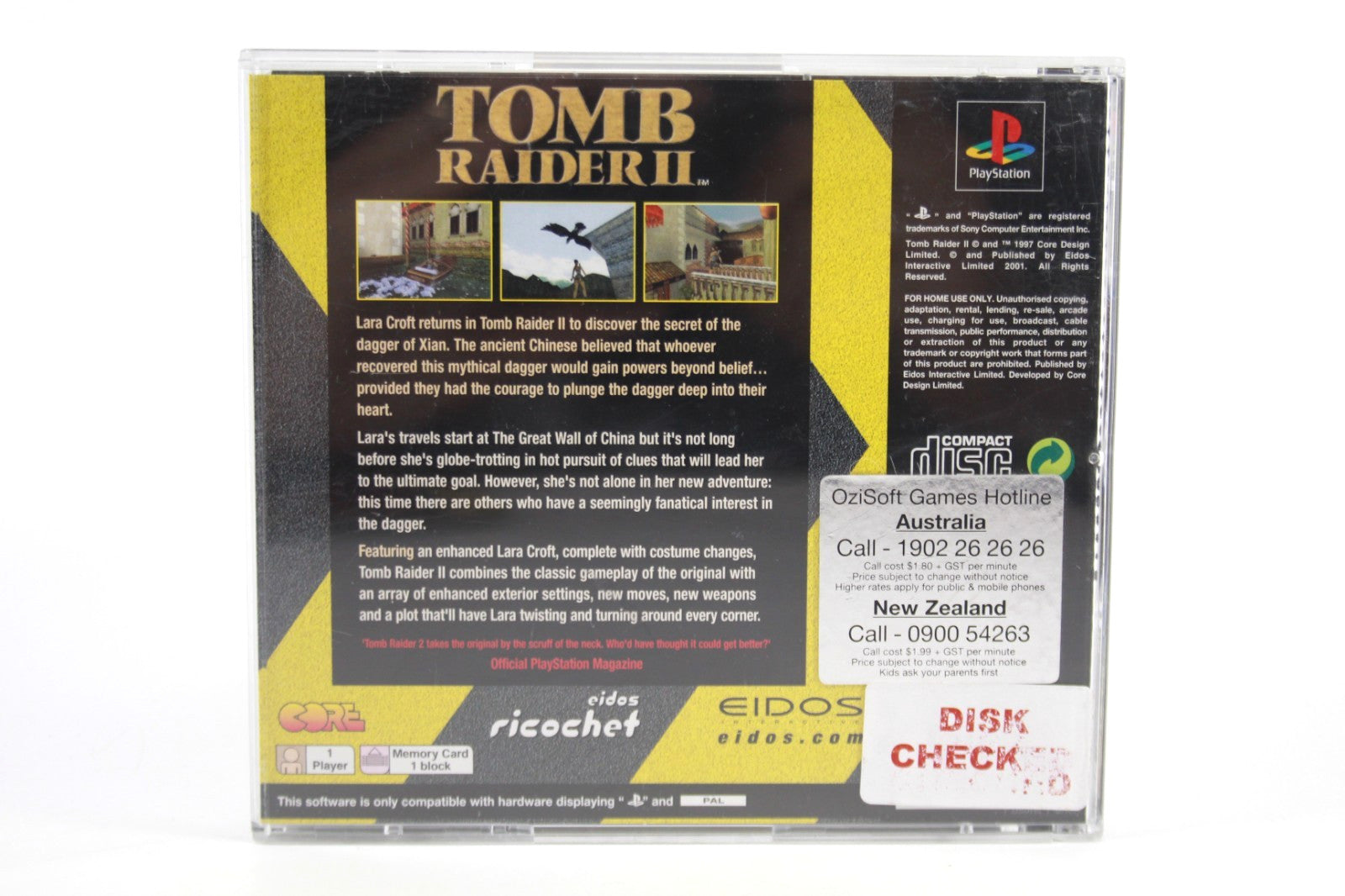 Tomb Raider II - PlayStation (PS1) [PAL] - WITH WARRANTY