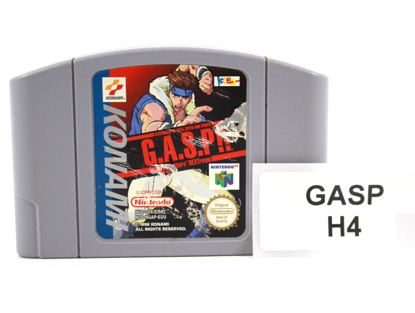 G.A.S.P!! [CART ONLY] - Nintendo 64 (N64) [PAL] WITH WARRANTY