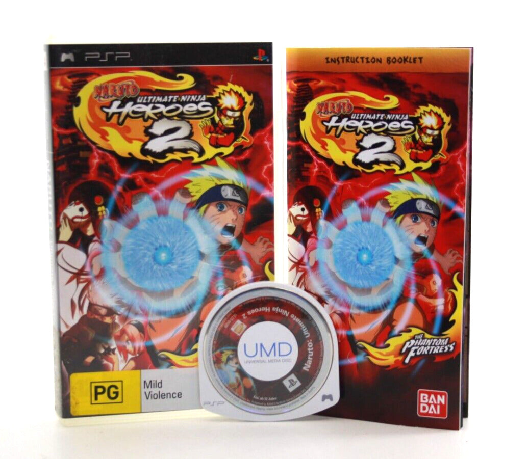 Naruto Ultimate Ninja Heroes 2 - PlayStation Portable (PSP) [PAL] - W WARRANTY