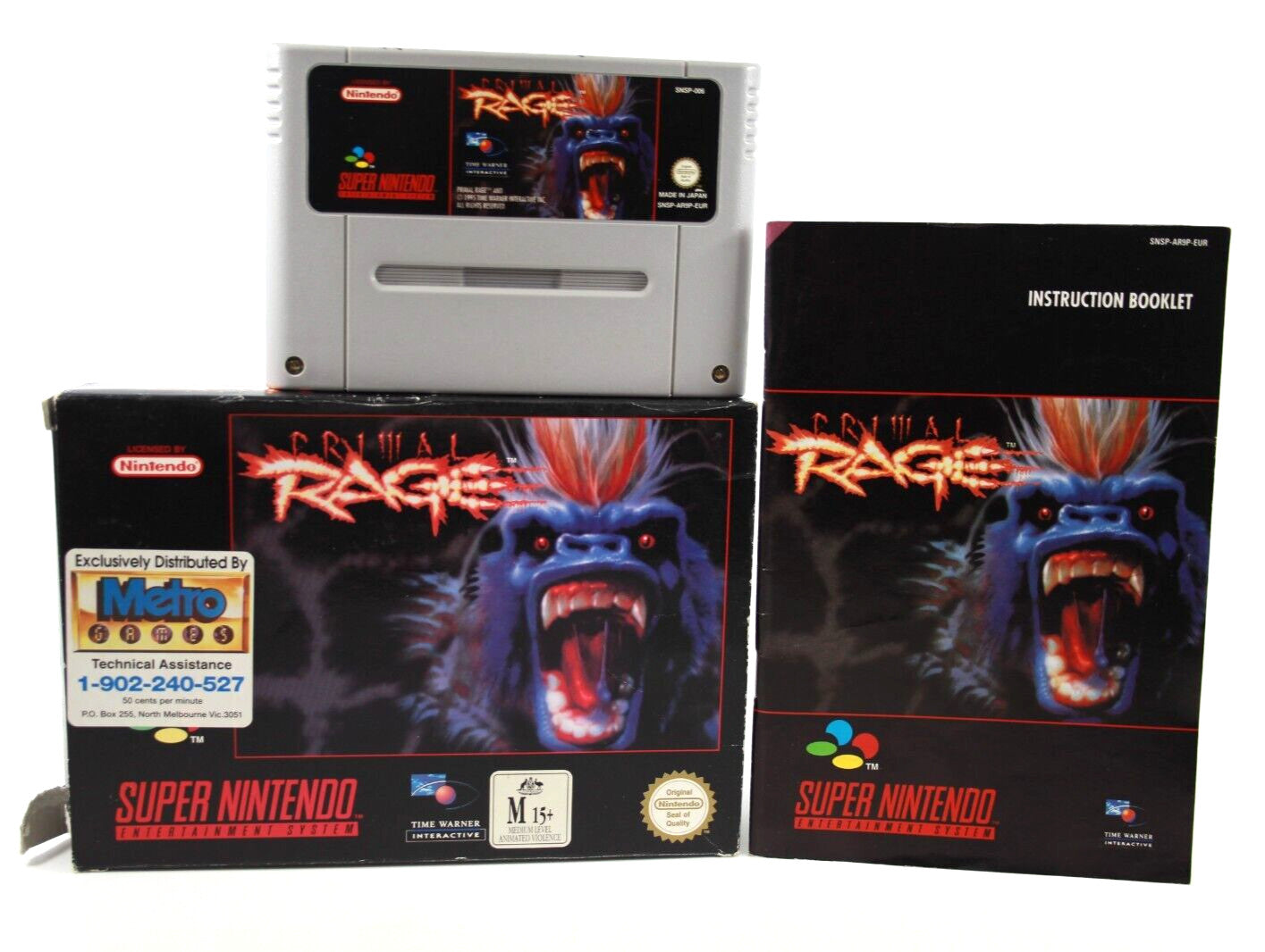 Primal Rage - Super Nintendo (SNES) [PAL] - WITH WARRANTY
