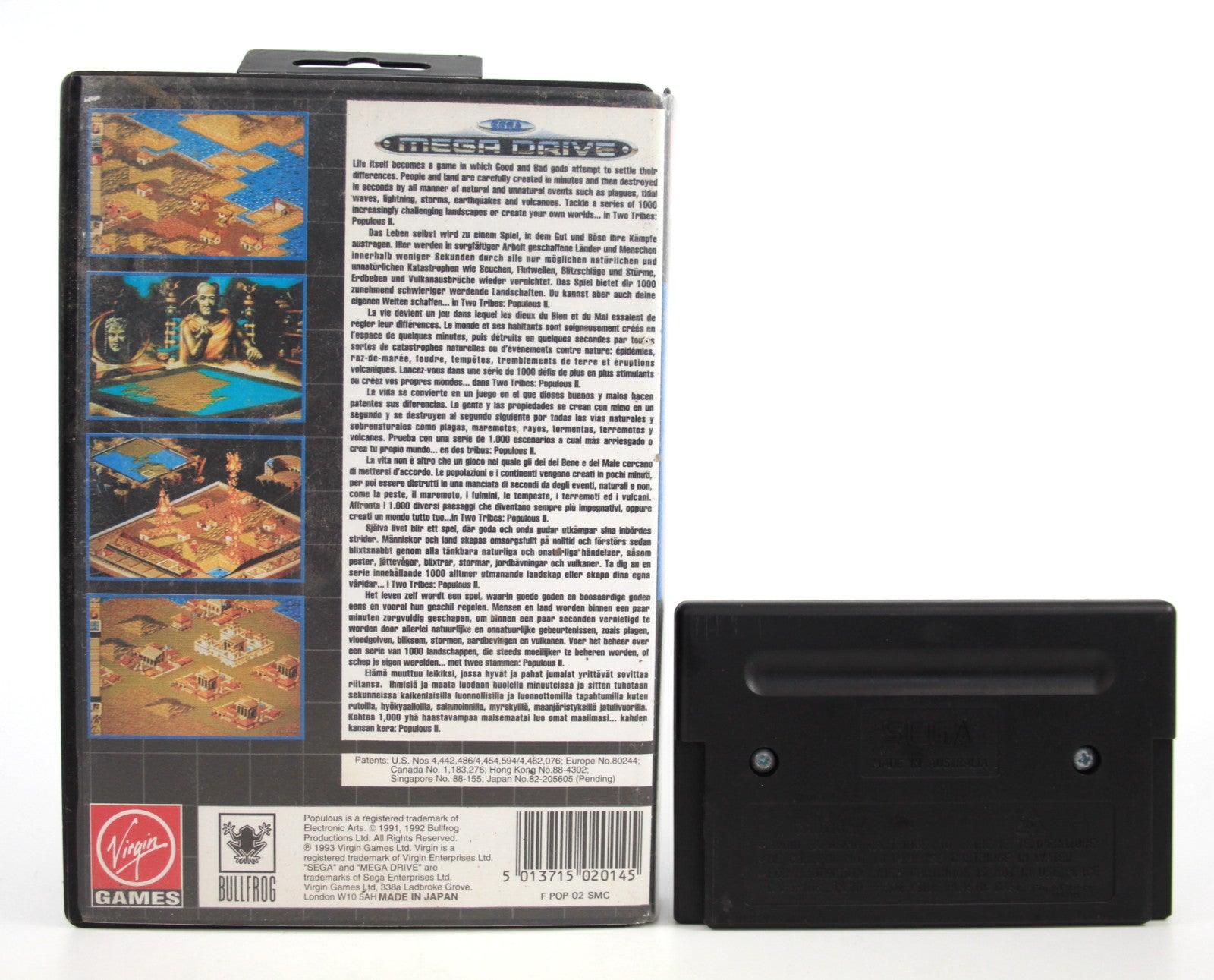 Two Tribes: Populous II (Sega Mega Drive) [PAL] - WITH WARRANTY