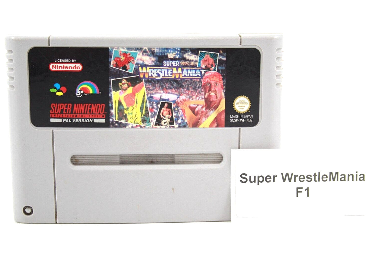Super WrestleMania [CART ONLY] - Super Nintendo (SNES) [GERMAN] - WITH WARRANTY