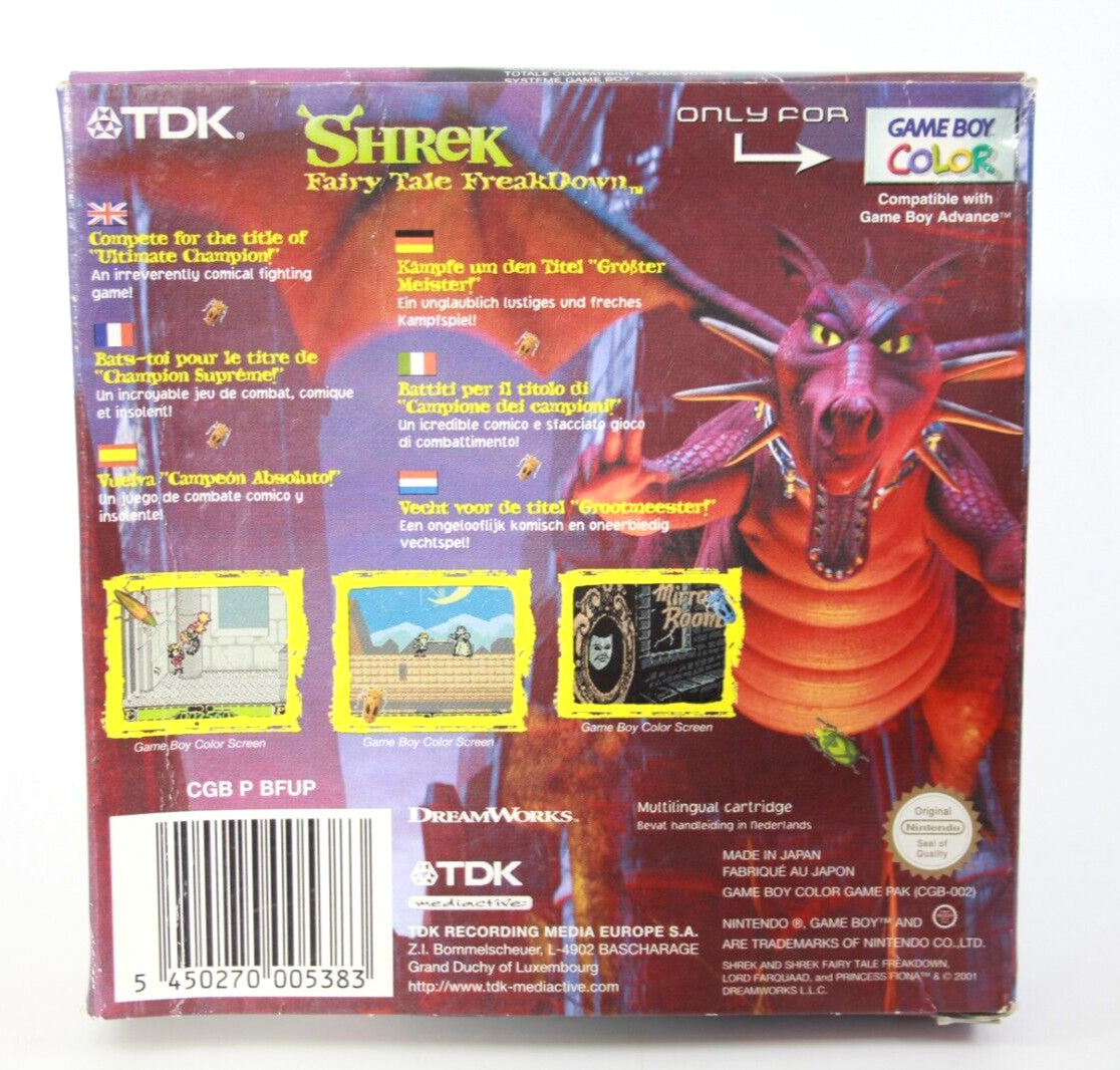 Shrek: Fairy Tale Freakdown - Nintendo Game Boy  Color [PAL] - WITH WARRANTY