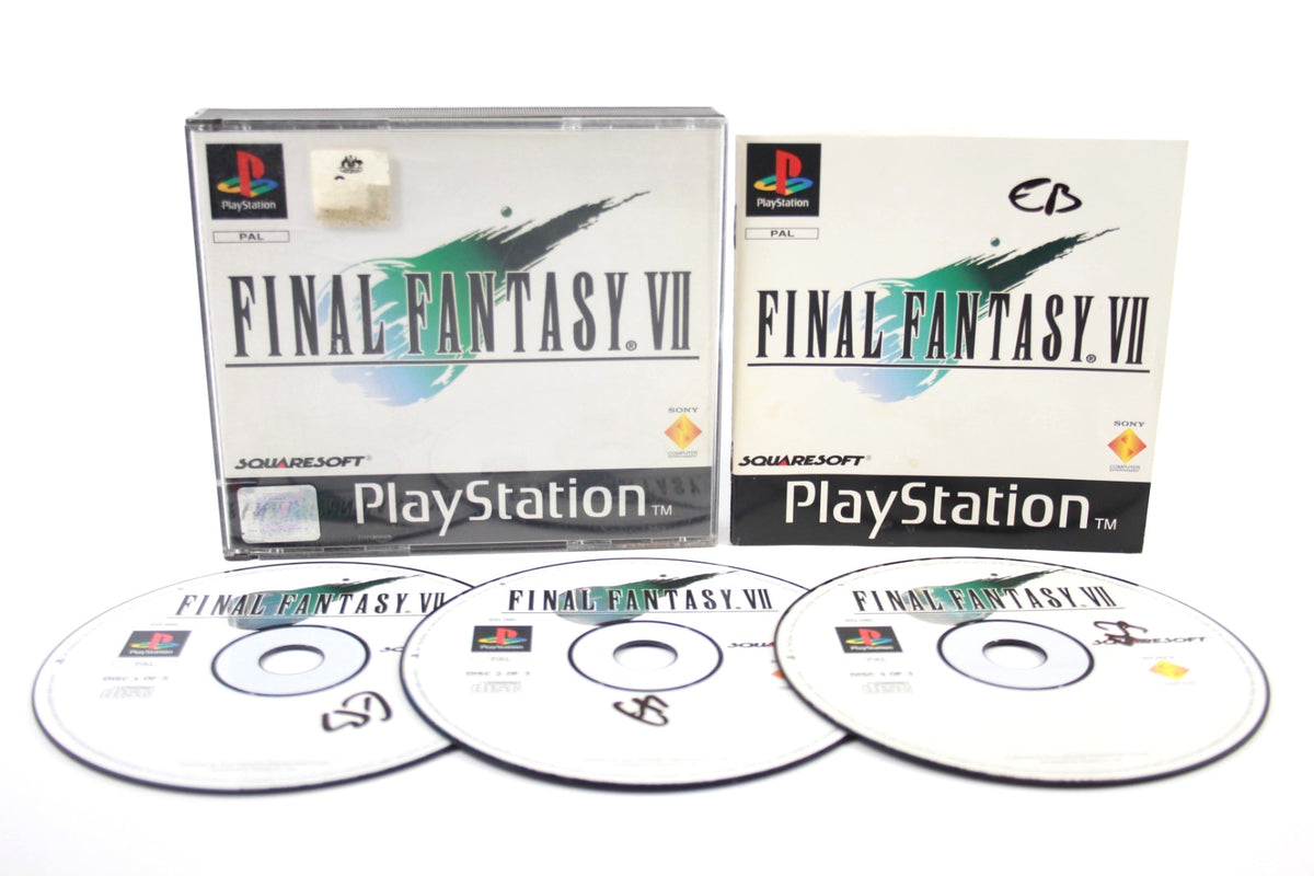 **MINT DISC** Final Fantasy VII (PS1) [PAL] - WITH WARRANTY [Black Label]