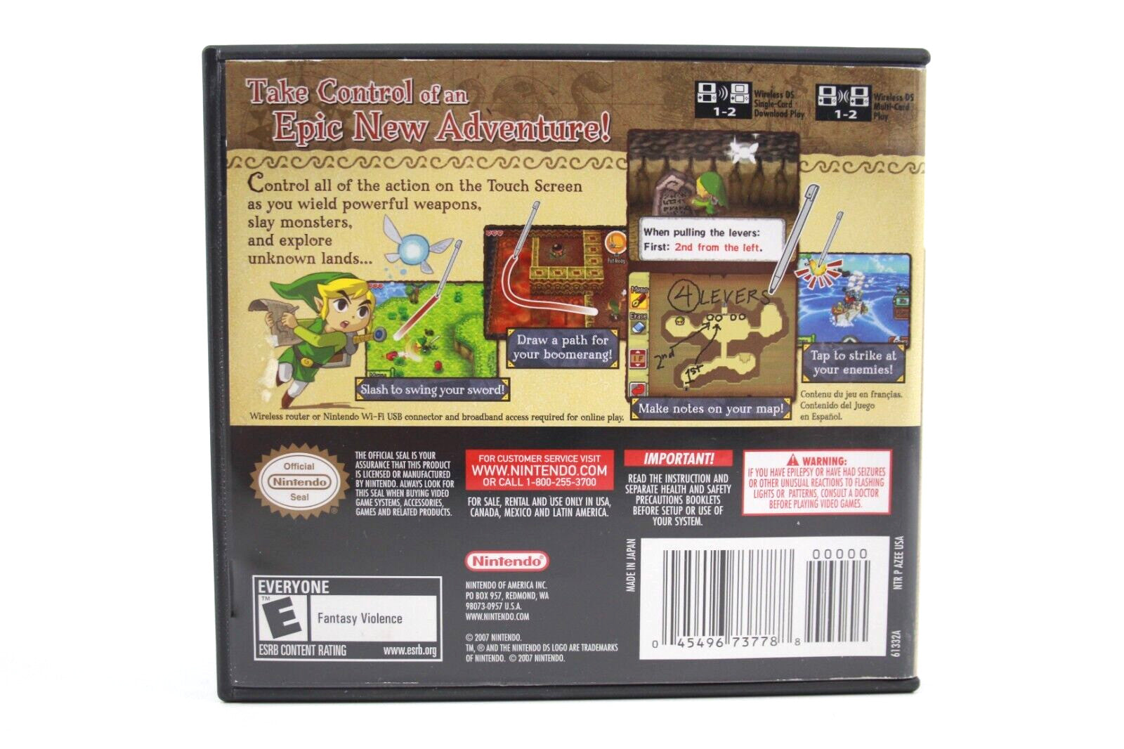 The Legend of Zelda: Phantom Hourglass - Nintendo DS [NTSC-U] - WITH WARRANTY