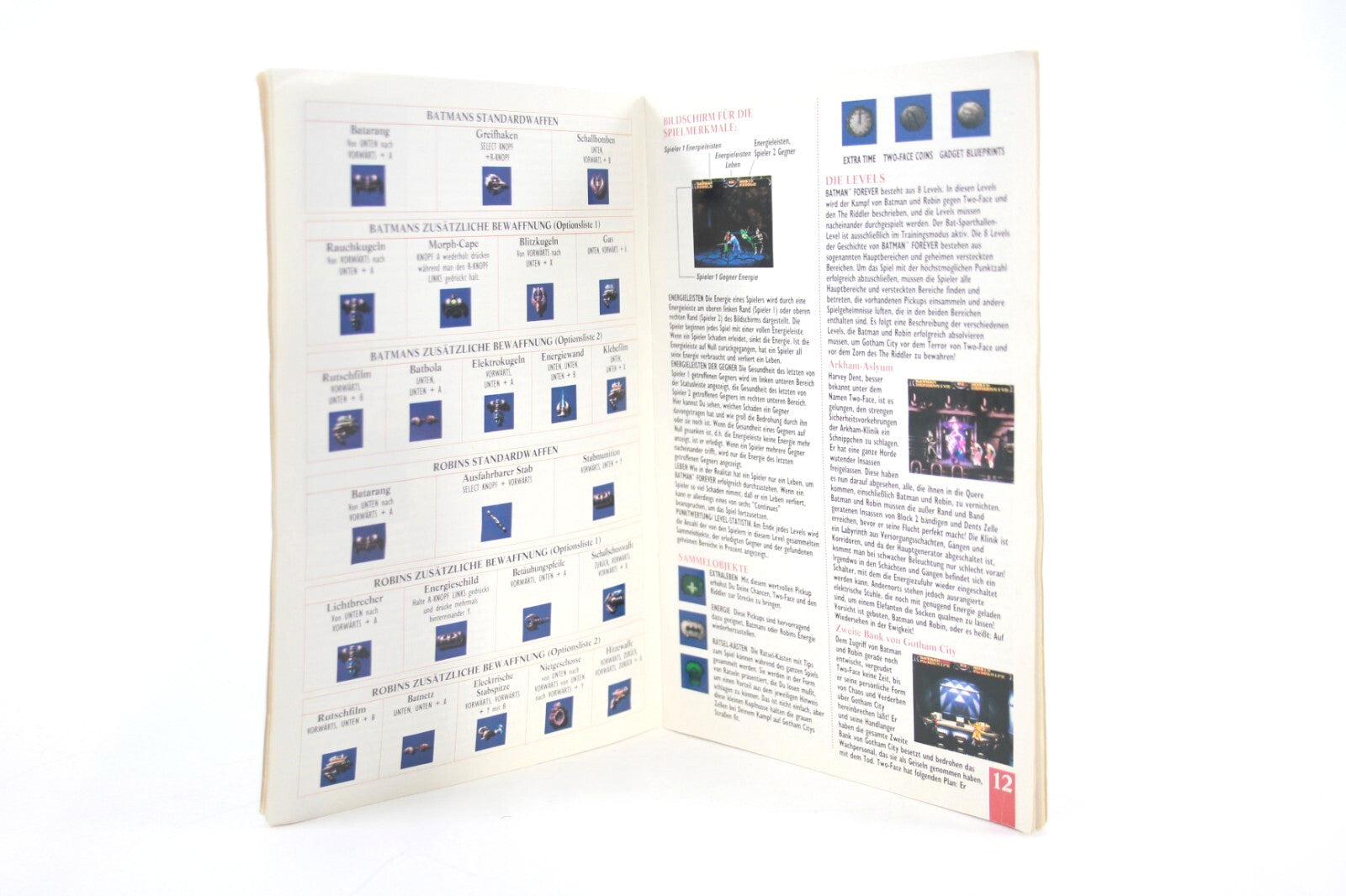 Batman Forever - Super Nintendo (SNES) [MANUAL ONLY]