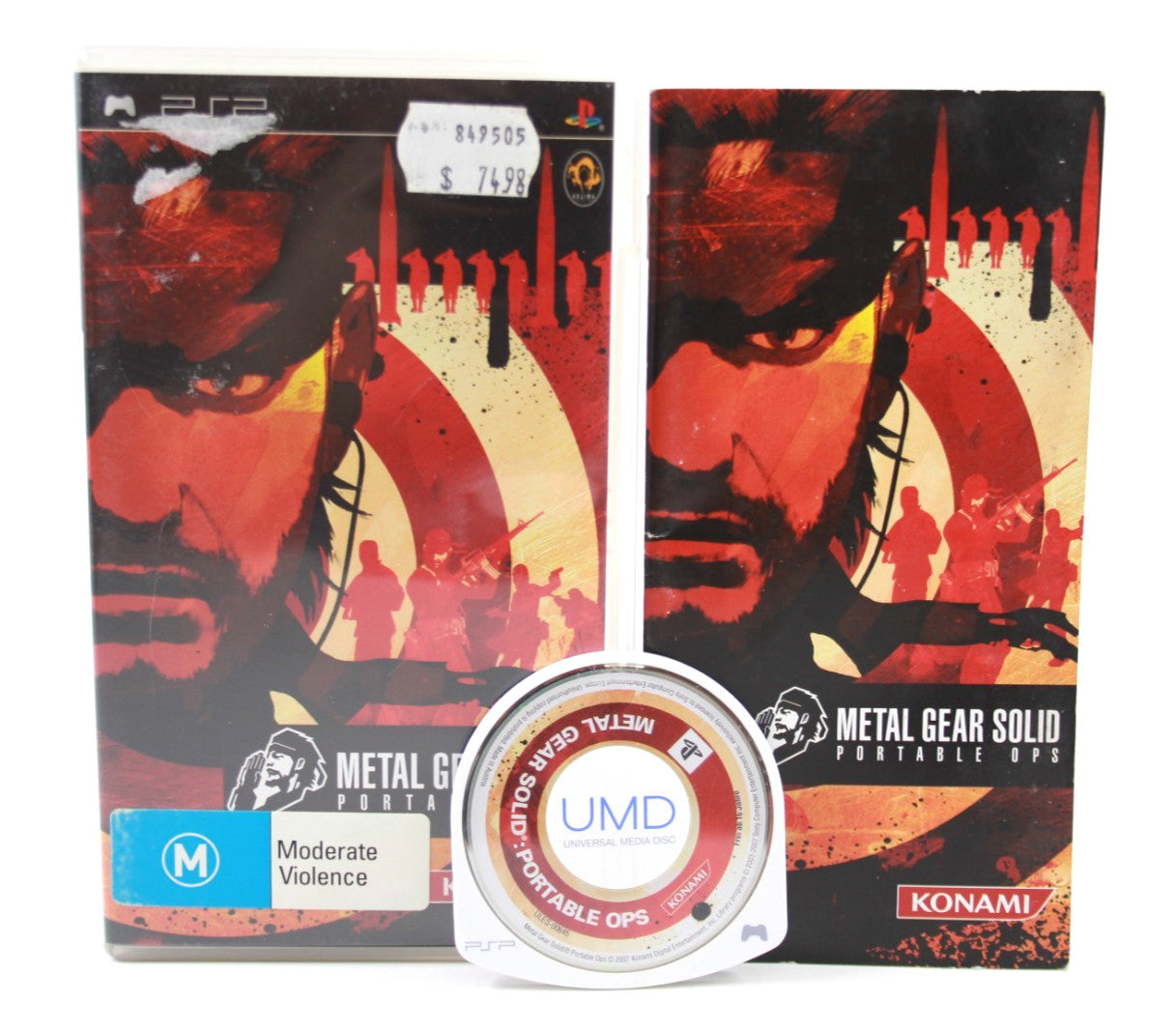 Metal Gear Solid Portable Ops- PlayStation Portable (PSP) [PAL] - WITH WARRANTY