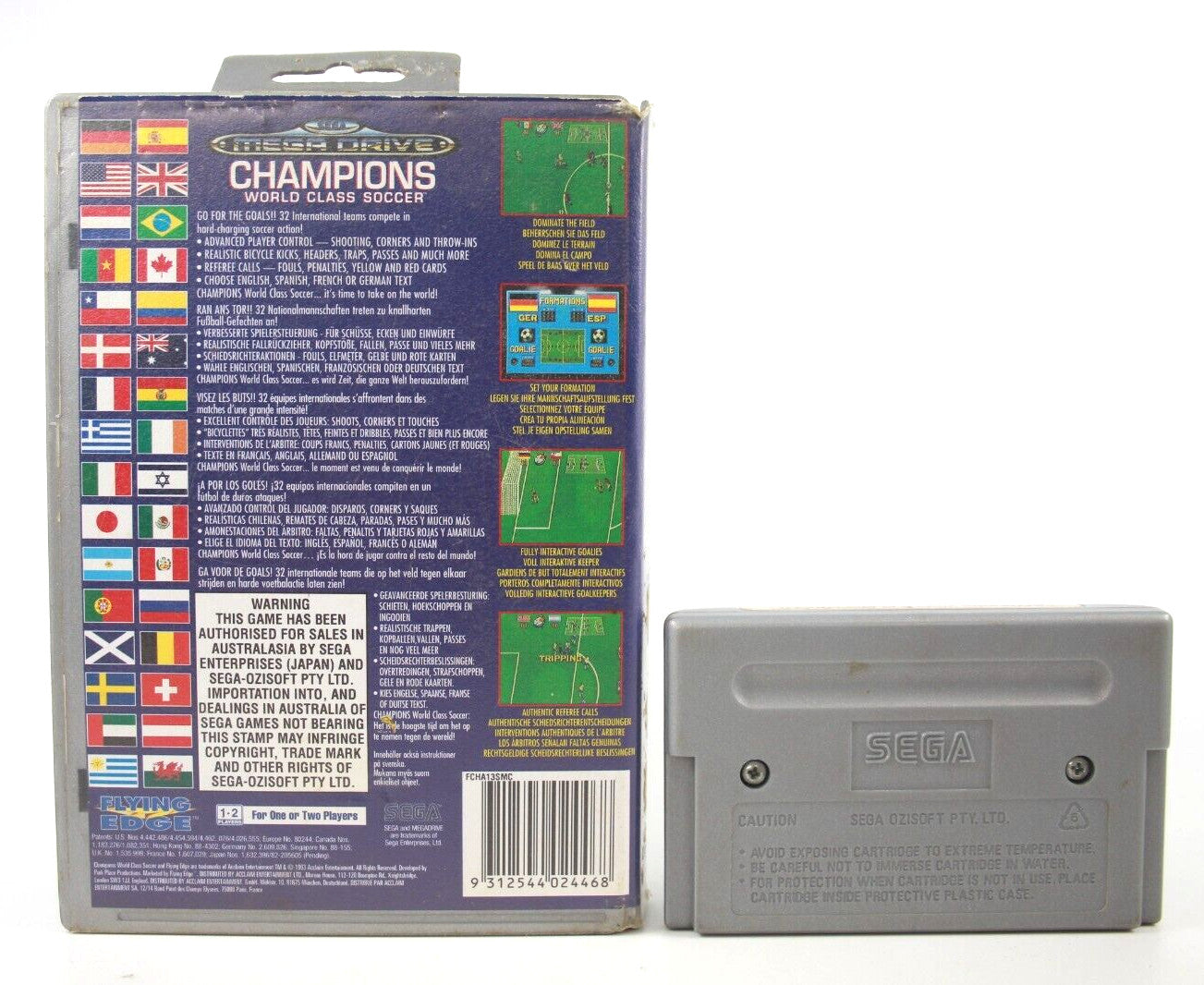Champions World Class Soccer - SEGA Mega Drive [PAL] - WITH WARRANTY