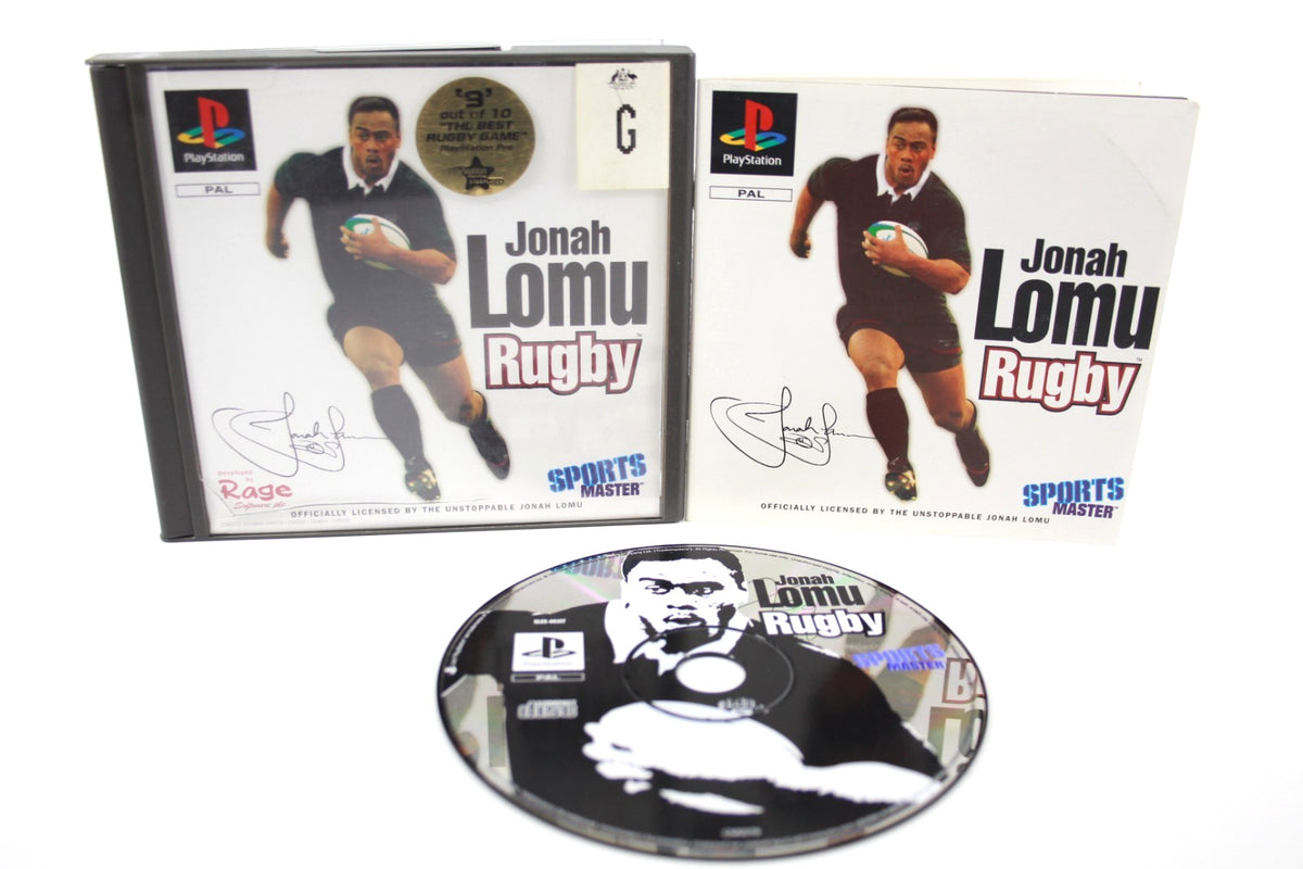 **MINT DISC** Jonah Lomu Rugby (PS1) [PAL] - WITH WARRANTY [Black Label]
