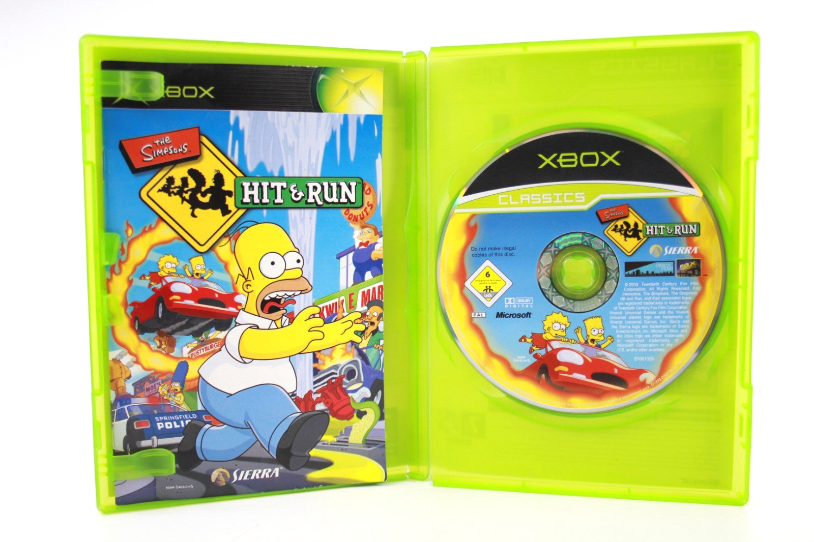 The Simpsons: Hit & Run (Classics) - Xbox [PAL] - WITH WARRANTY