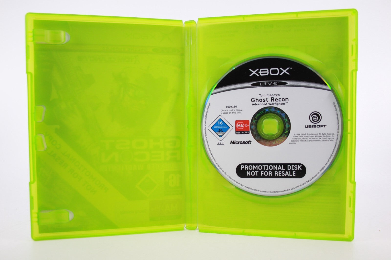 Tom Clancy's Ghost Recon Advanced Warfighter - PROMO COPY (Xbox) [PAL] - WIT