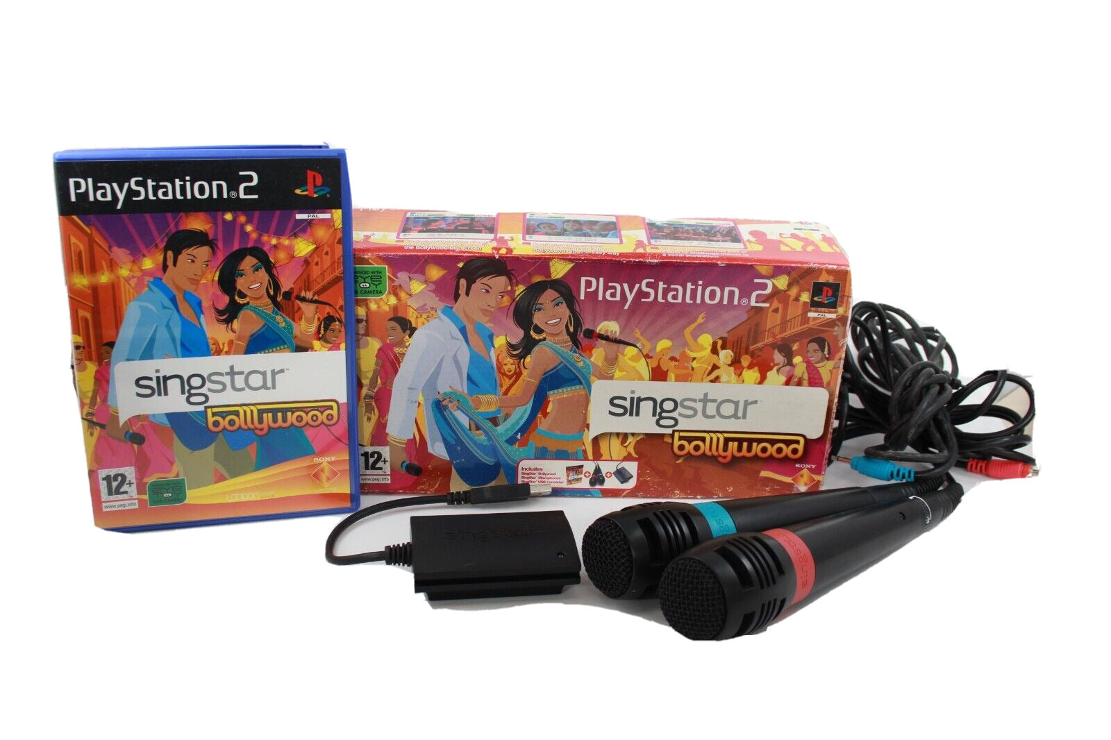 SingStar Bollywood PlayStation 2 - Boxed w/ Mics - PS2 - [PAL] **NO GAME** PS2