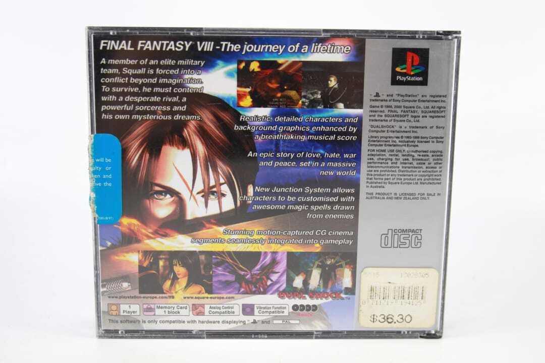 Final Fantasy VIII - Platinum (PS1) [PAL] - WITH WARRANTY