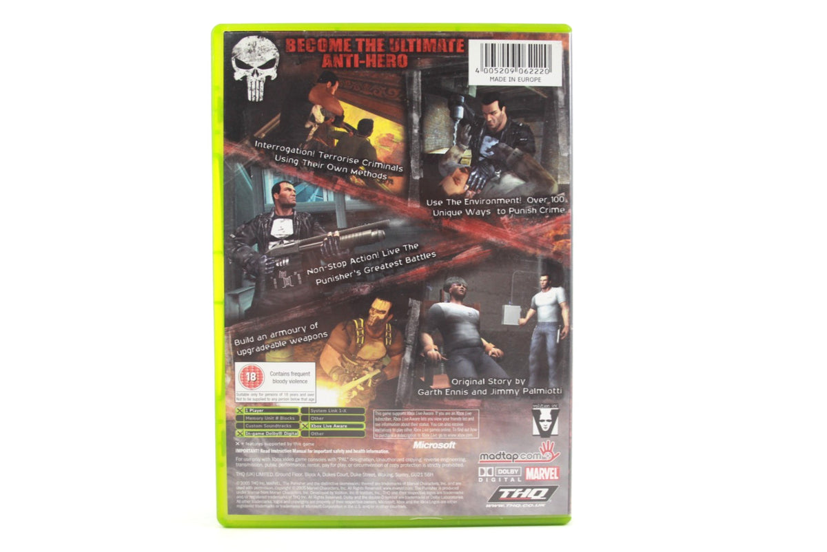**MINT DISC** The Punisher (Xbox) [PAL] - WITH WARRANTY [Black Label]