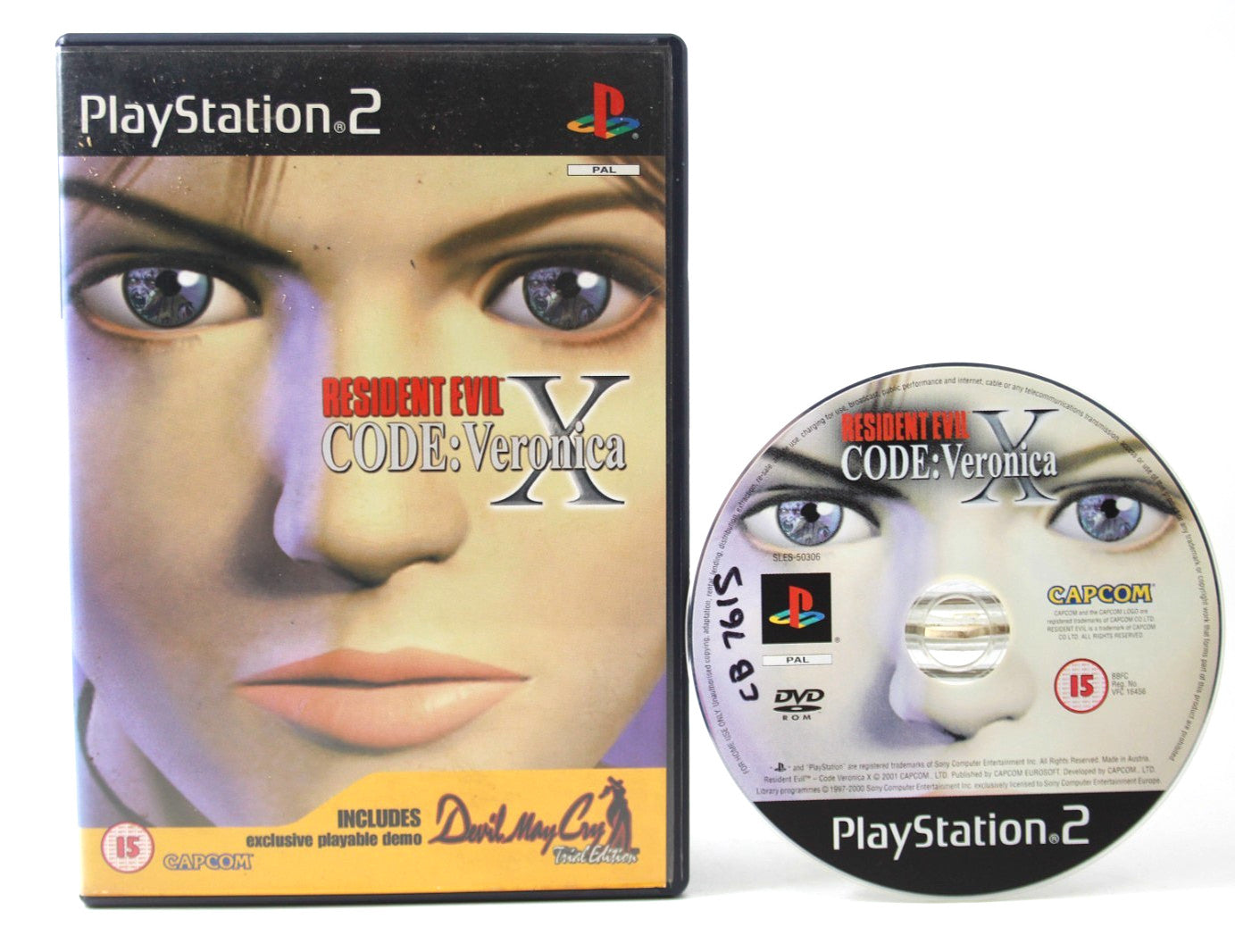 Resident Evil Code: Veronica X - PlayStation 2 (PS2) [PAL] - WITH WARRANTY *COS*