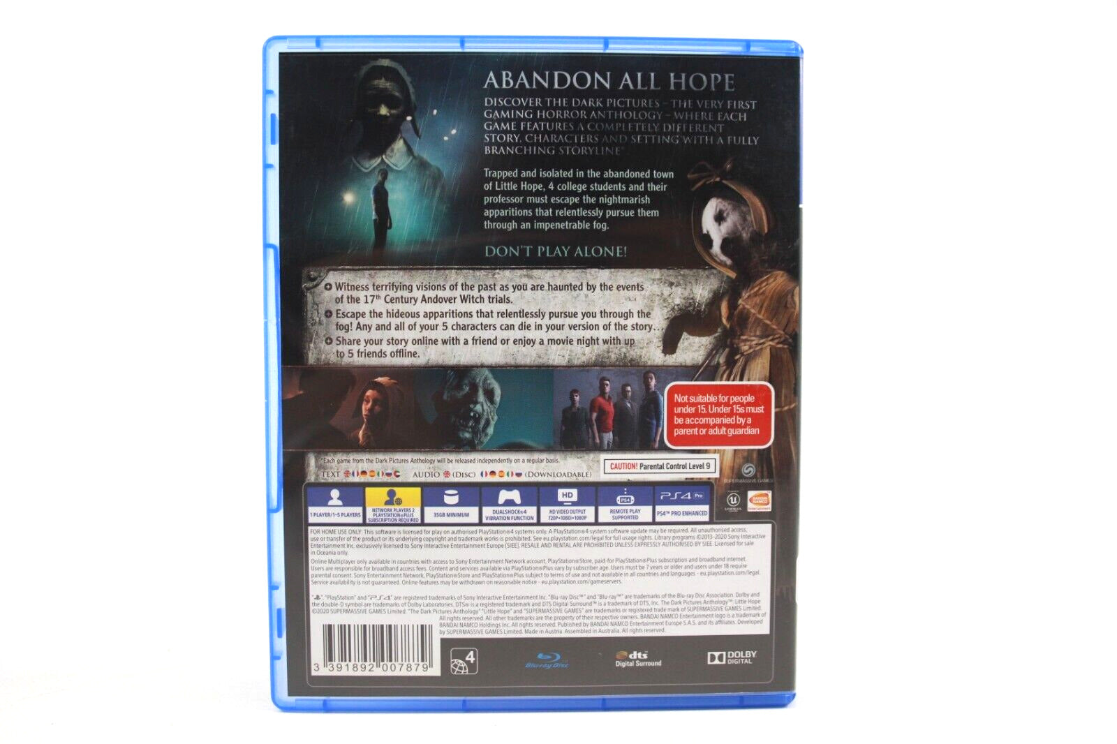 The Dark Pictures Anthology: Little Hope - PlayStation 4 (PS4) [PAL] - WARRANTY