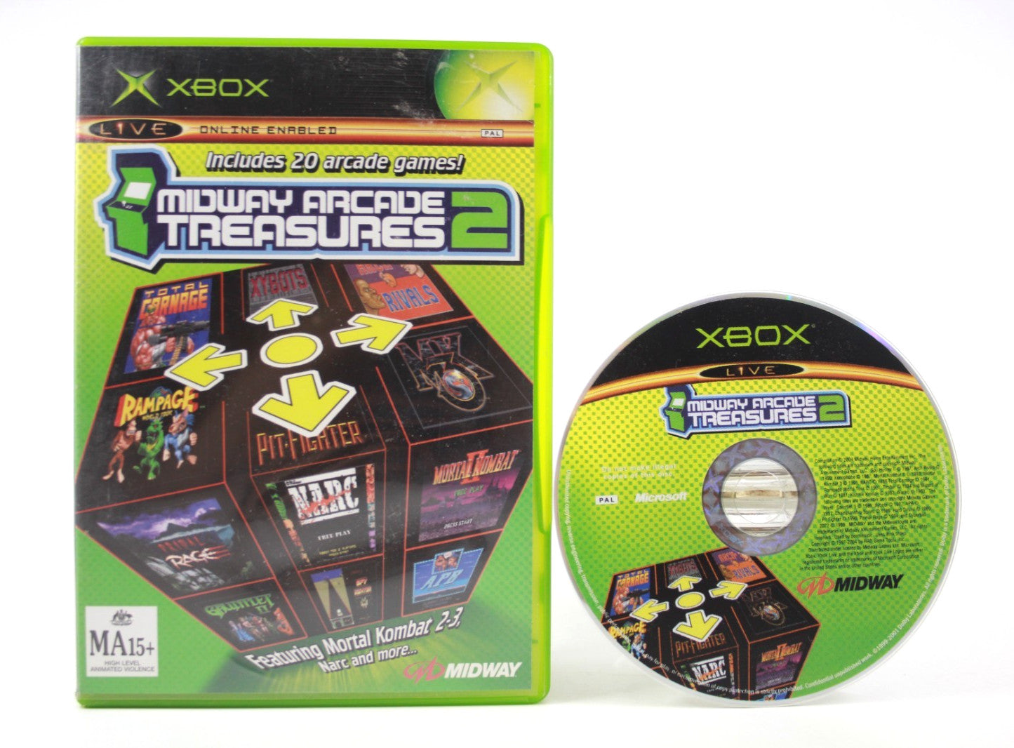 Midway Arcade Treasures 2 - Xbox [PAL] - WITH WARRANTY