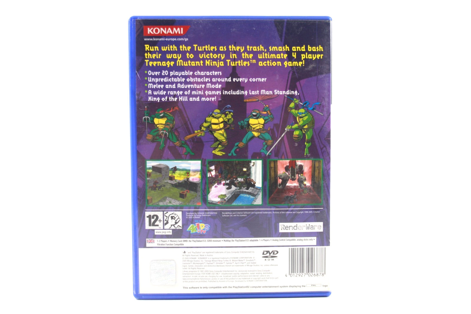 Teenage Mutant Ninja Turtles Mutant Melee - PlayStation 2 (PS2) [PAL] - WARRANTY