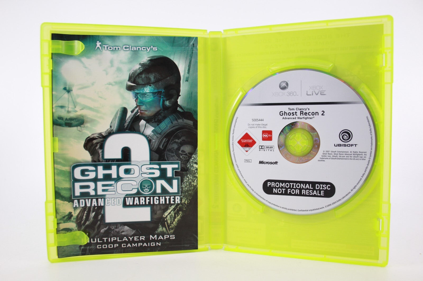 Tom Clancy's Ghost Recon 2 Advanced Warfighter - PROMO COPY (Xbox) [PAL]